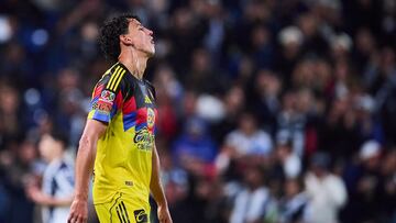 Igor Lichnovsky of America during the quarter-final first match between Monterrey and America as part of the Liga BBVA MX, Torneo Apertura 2025 at BBVA Bancomer Stadium, on November 26, 2025 in Monterrey, Nuevo Leon, Mexico.