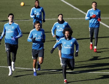 El Madrid prepara el partido contra el Villarreal