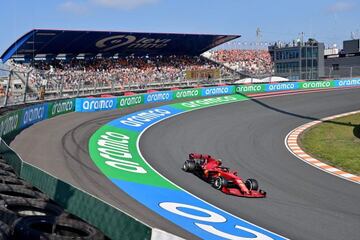 Carlos Sainz (Ferrari SF21). Zandvoort, Países Bajos. F1 2021.