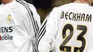 <b>ENCANTADO.</B> Beckham asegura que se entiende a la perfección con Guti.