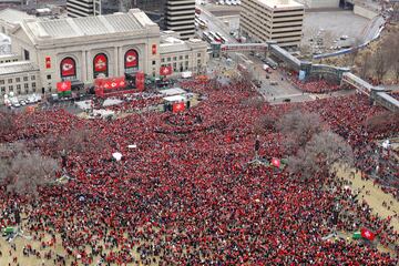 El desfile de campeón de Kansas City Chiefs en imágenes