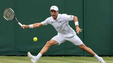 Roberto Bautista, en Wimbledon.