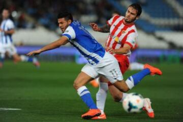 Carlos Vela con Marco Torsiglieri.