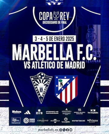 Cartel del Marbella-Atltico.