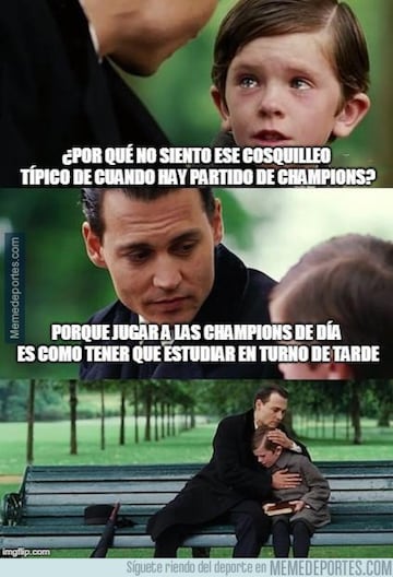 Los memes más divertidos de la jornada de Champions