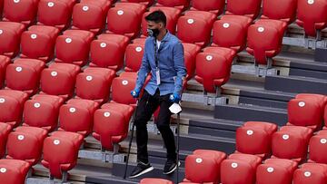 Aduriz, con muletas la semana pasada