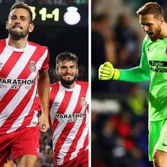 Stuani vs Oblak: el Pichichi, el Zamora y el doblete de 2017