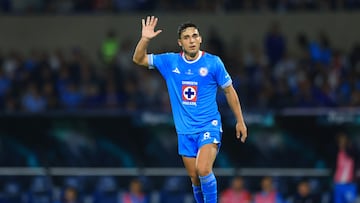 during the final leg match between Cruz Azul and Vancouver Whitecaps as part of the CONCACAF Champions Cup 2025, at Olimpico Universitario Stadium on June 01, 2025 in Mexico City, Mexico.
