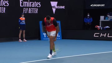 El saque de Kyrgios que enloquece a Australia y a su rival