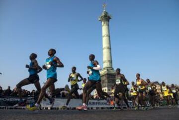 47.000 personas participaron en esta edici&oacute;n de la Marat&oacute;n de Par&iacute;s.