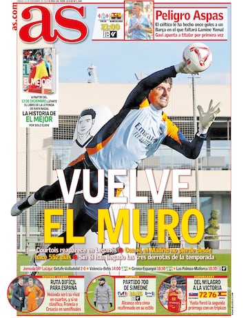 Las portadas de AS de noviembre