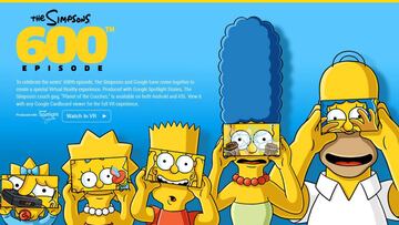 Cómo ver el especial de Los Simpson en Realidad Virtual