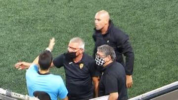 El indomable Valdés: expulsado en la presentación del Horta