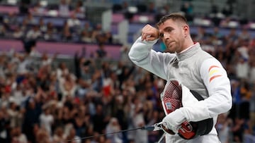 El esgrimista español Carlos Llavador.