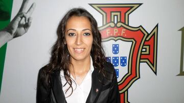Vanessa Gomes, primera &aacute;rbitra en el f&uacute;tbol profesional masculino de Portugal.