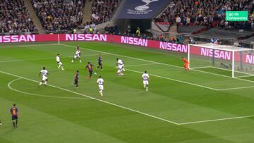 Baile de salón de Messi en Wembley: alucinante su gol