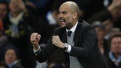 Guardiola, enfadado con Mateu por no pitar el penalti al Kun