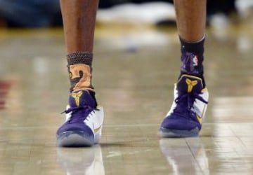 Los pies de Kobe Bryant.