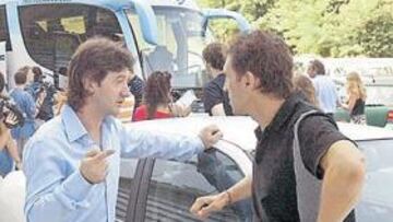 <b>DIO LA CARA. </b>Jesús Mari Zamora explicó el rocambolesco y frustrado fichaje de Johnson.