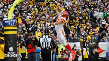 Travis Kelce tiene hasta el momento 165 recepciones en postemporada, la segunda mayor cantidad de todos los tiempos.