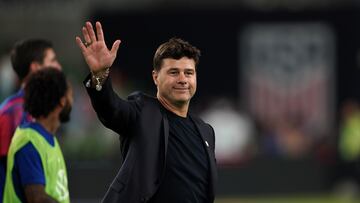 Mauricio Pochettino, entrenador de la Selección de Estados Unidos, tras derrotar 2-0 a Panamá en su primer partido.