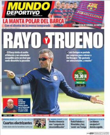 Portadas de la prensa deportiva