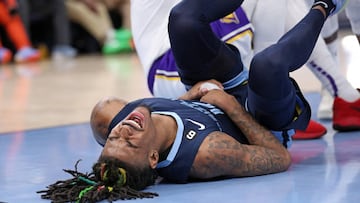 Ja Morant, tras su lesi¨®n.