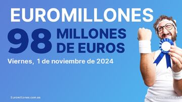 Euromillones: comprobar los resultados del sorteo de hoy, viernes 1 de noviembre