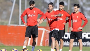 Entrenamiento del Sporting