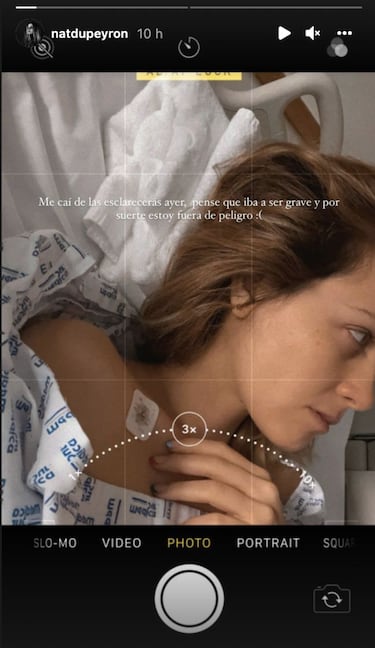 Natasha Dupeyron sufre caída y es llevada al hospital
