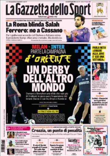 Portadas de la prensa deportiva