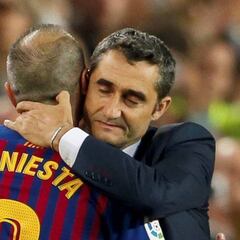 Valverde: "Diré que estuve el día que se fue Iniesta"