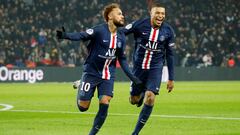 Neymar, duda para el PSG-Lyon