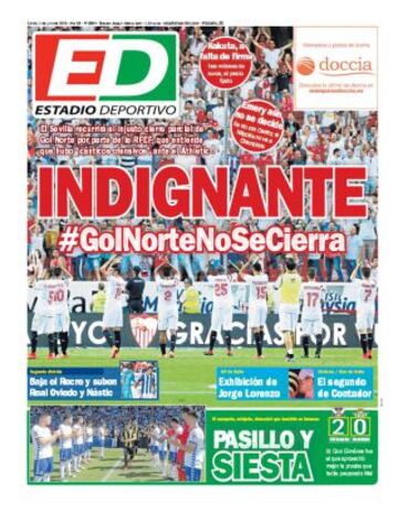 Portadas de la prensa deportiva