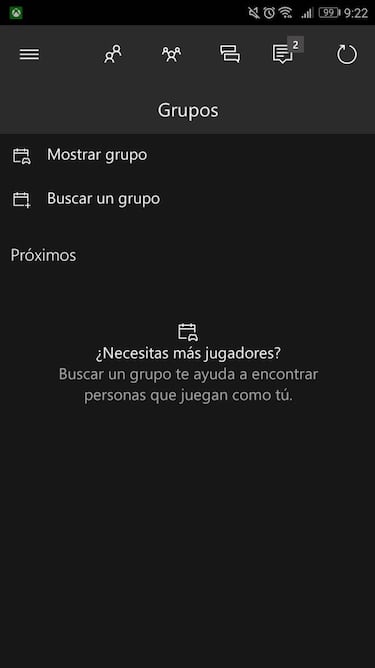 Ya puedes participar en grupos de Xbox desde el móvil