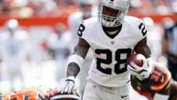  Latavius Murray RB de Oakland Raiders realiz&oacute; una gran actuaci&oacute;n en la victoria de su equipo frente a Browns.