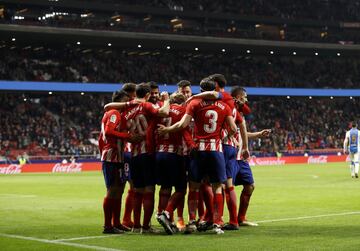 3-0. Griezmann celebró el tercer gol.