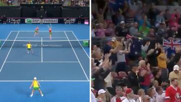 Un intercambio de los que se recordarán: el punto infinito que puso al público en pie