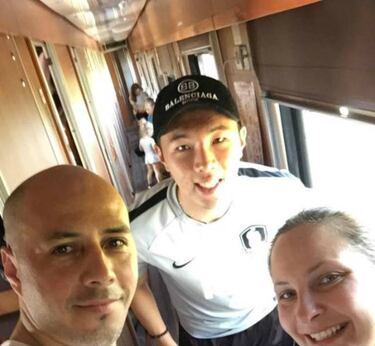 Hijo de técnico de Corea se vistió del Cruz Azul y se hizo viral en redes