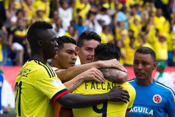 Grito de gol: Falcao y la celebración frente a Brasil