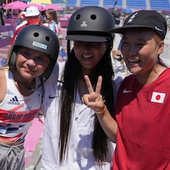 El skate le regala al mundo la mejor imagen de Tokio y un podio de 13, 16 y 19 años