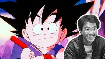Toriyama’s first drawing of Goku, before he was introduced to the world, was found in a restaurant in Japan