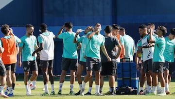 Entrenamiento del Málaga-