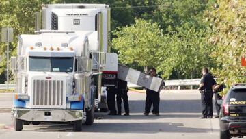 Desesperación en EE UU: Camiones frigoríficos como morgues temporales