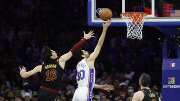 Furkan Korkmaz, alero turco en su etapa en Philadelphia Sixers.