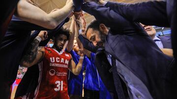 Sito Alonso, entrenador del UCAM Murcia.