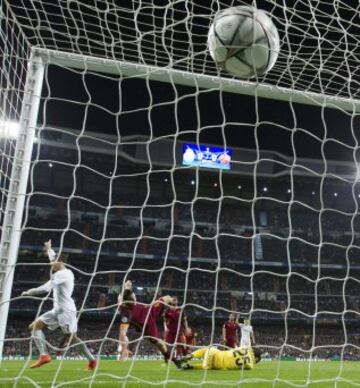 Cristiano Ronaldo marcó el 1-0 a pase de Lucas Vázquez.

