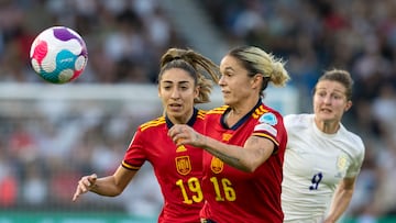 20/07/22  PARTIDO FUTBOL FEMENINO EUROCOPA INGLATERRA 2022 CUARTOS
ESTADIO  BRIGHTON & HOVE COMMUNITY STADIUM
INGLATERRA - SELECCION ESPAÑOLA ESPAÑA 
OLGA CARMONA MAPI LEON