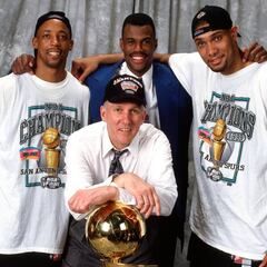 Duncan, Popovich y los Spurs ya ganaban en el anterior milenio