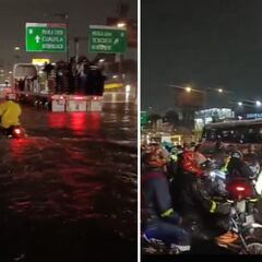 VIDEO | Fuertes lluvias colapsan Calzada Ignacio Zaragoza, Puente de la Concordia y línea A del Metro CDMX